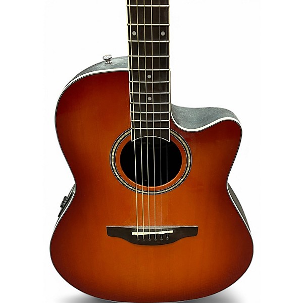 Used Applause ab24ii-hb Sunburst Acoustic Electric Guitar