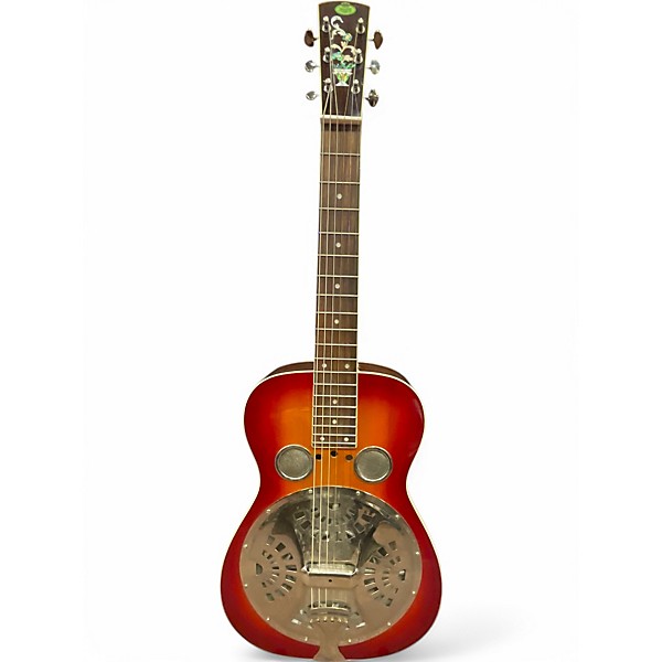 Used Regal RD40CHS Square Neck Studio 3 Color Sunburst Resonator Guitar