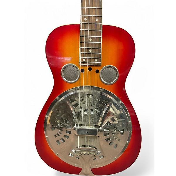 Used Regal RD40CHS Square Neck Studio 3 Color Sunburst Resonator Guitar