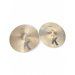 Used Zildjian 14in K Hi Hat Pair Cymbal