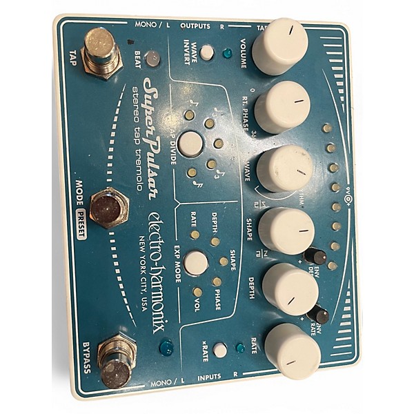 Used Electro-Harmonix super pulsar Effect Pedal Package