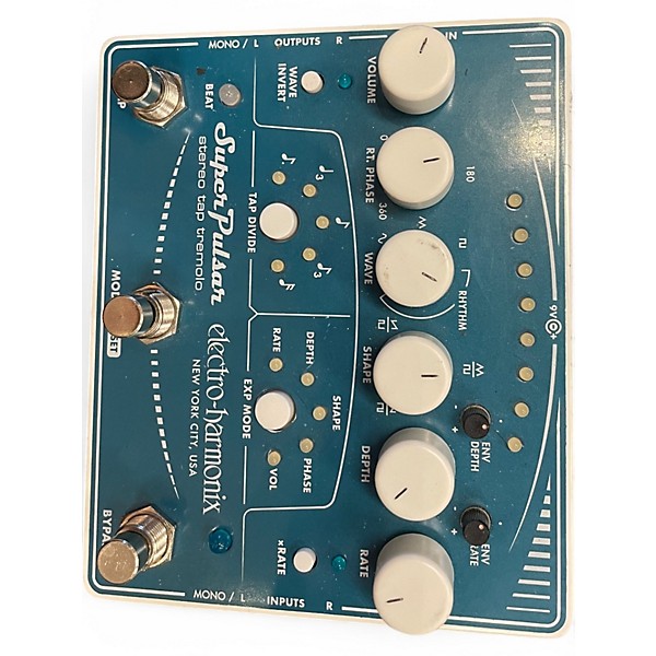 Used Electro-Harmonix super pulsar Effect Pedal Package