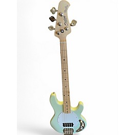Used Sterling by Music Man stingray  Seafoam Green Electric Bass Guitar
