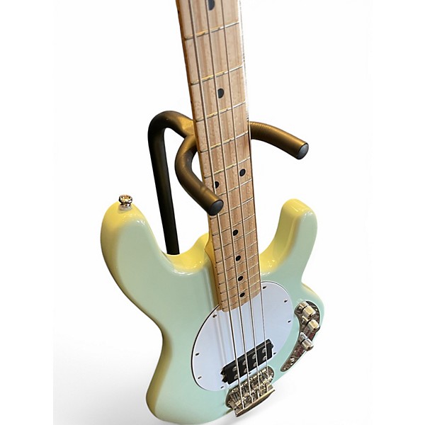Used Sterling by Music Man stingray  Seafoam Green Electric Bass Guitar