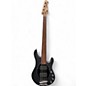 Used Ernie Ball Music Man Sterling 5 String fretless Metallic Gray Electric Bass Guitar thumbnail