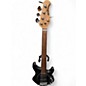 Used Ernie Ball Music Man Sterling 5 String fretless Metallic Gray Electric Bass Guitar