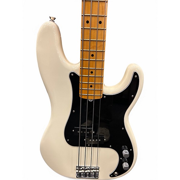 Used Fender American Professional II Precision Bass Olympic White Electric Bass Guitar
