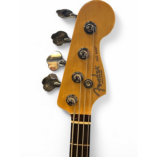Used Fender AMERICAN MOD SHOP JAZZ Gray Electric Bass Guitar