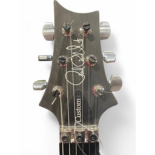 Used PRS Custom 24 10 Top Floyd Emerald Green Solid Body Electric Guitar