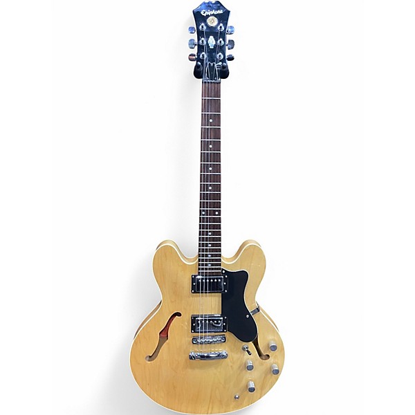 Used 1998 Epiphone Dot Natural Hollow Body Electric Guitar