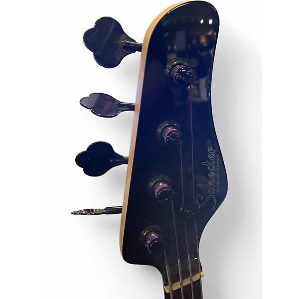 Used Schecter Guitar Research DIAMOND SERIES J BASS Black Electric Bass Guitar