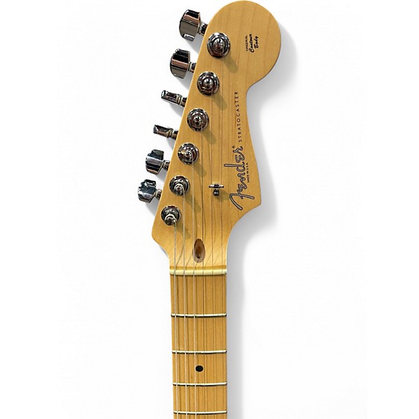 Used 2007 Fender VG Stratocaster BLACK Solid Body Electric Guitar