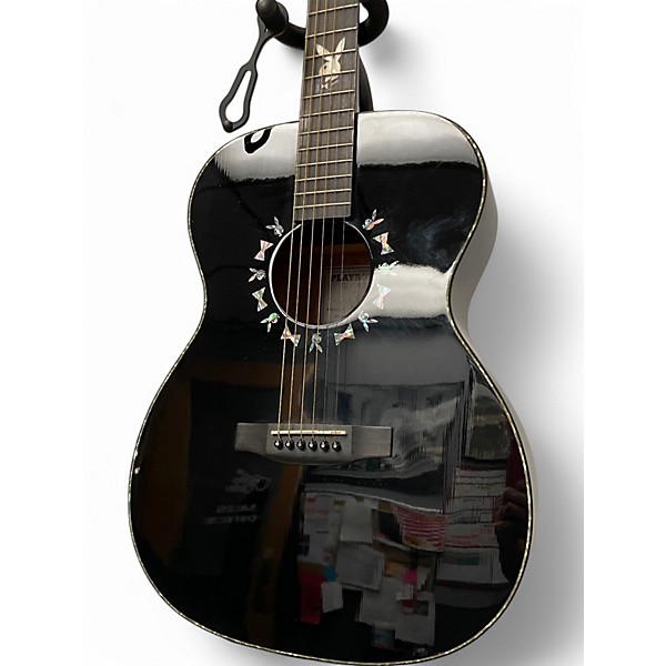 Used Playboy Playboy Custom Black Acoustic Guitar