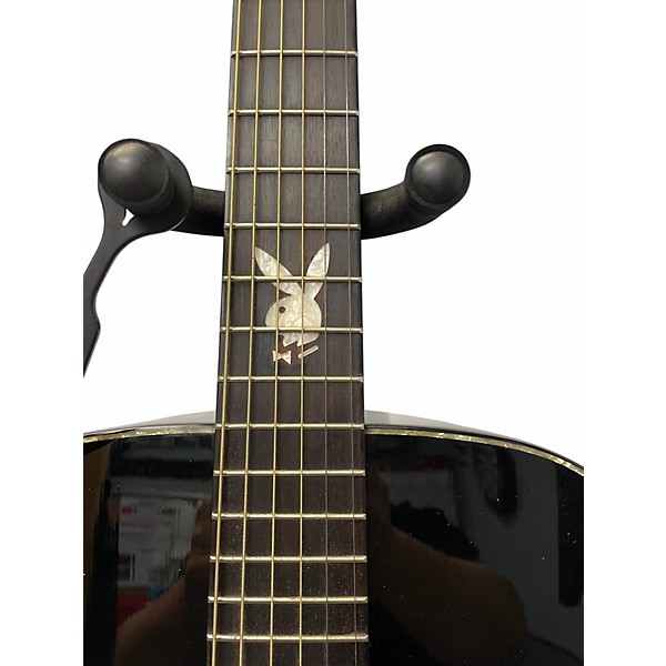 Used Playboy Playboy Custom Black Acoustic Guitar