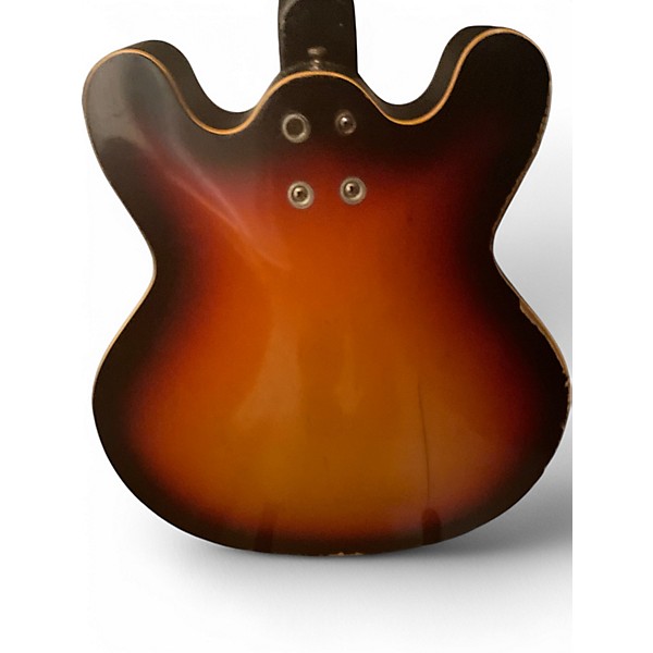 Vintage 1970s Moserite CELEBRITY Tobacco Burst Hollow Body Electric Guitar