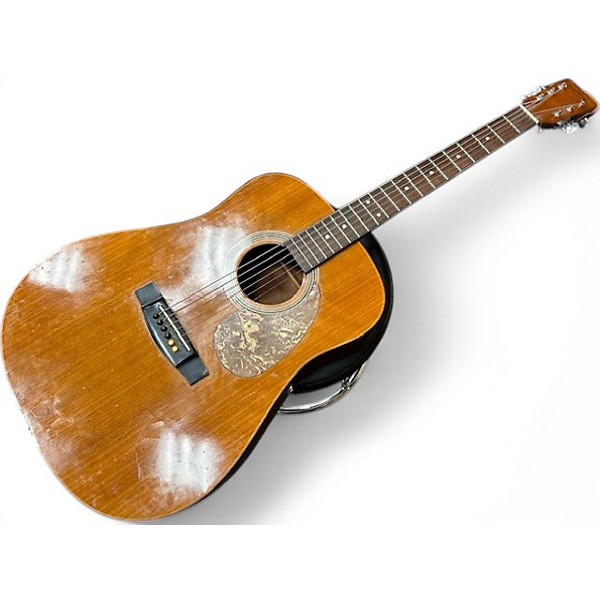 Used Hondo H-124 Natural Acoustic Guitar