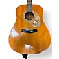 Used Hondo H-124 Natural Acoustic Guitar