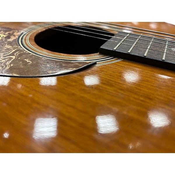 Used Hondo H-124 Natural Acoustic Guitar