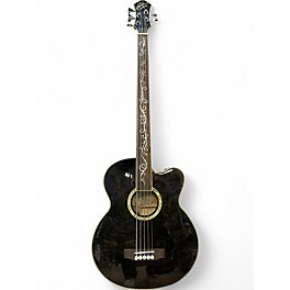 Used Michael Kelly dragonfly 4 Trans Black Acoustic Bass Guitar