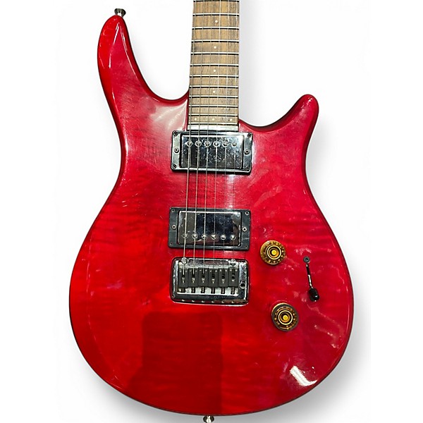Used 1994 Peavey Impact Milano Trans Red Solid Body Electric Guitar