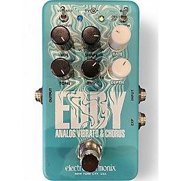 Used Electro-Harmonix Eddy Analog Vibrato & Chorus Effect Pedal