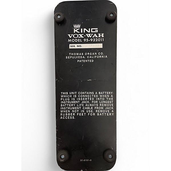 Used VOX KING VOX-WAH Effect Pedal