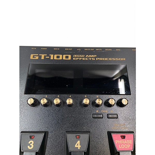 Used BOSS Used BOSS GT100 Effect Processor | Guitar Center