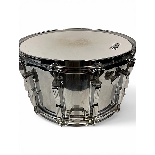 Used 1990s Ludwig 14X8 Coliseum Chrome over Maple Drum