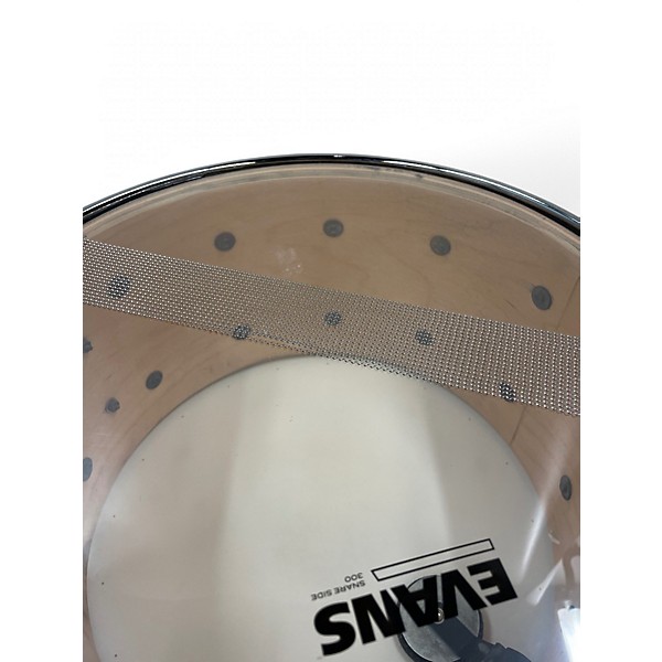 Used 1990s Ludwig 14X8 Coliseum Chrome over Maple Drum