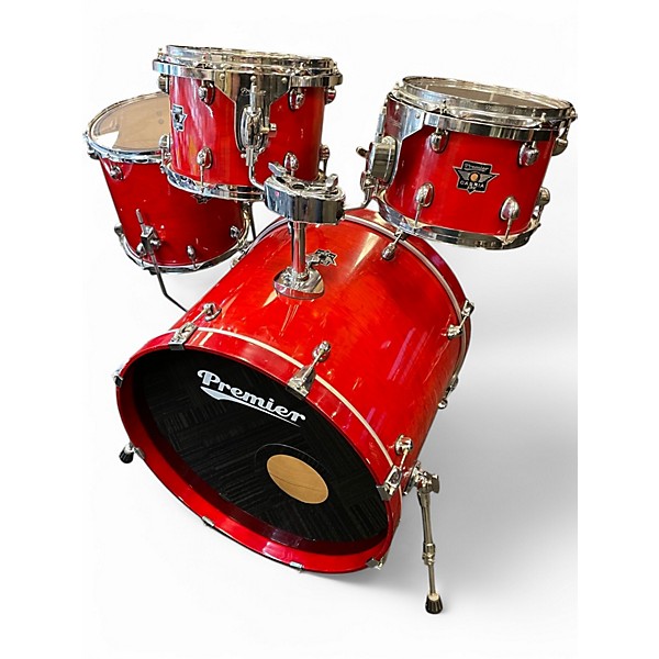 Used Premier 5 Piece CABRIA APK RED Drum Kit