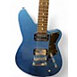 Used Reverend warhawk Metallic Blue Solid Body Electric Guitar thumbnail