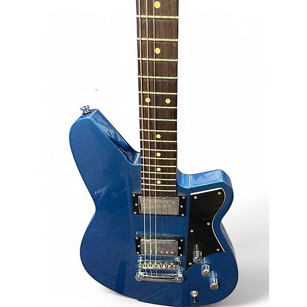 Used Reverend warhawk Metallic Blue Solid Body Electric Guitar