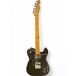 Used Fender Vintera 70s Telecaster Custom Black Solid Body Electric Guitar