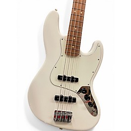 Used Fender Player Jazz Bass Alpine White Electric Bass Guitar
