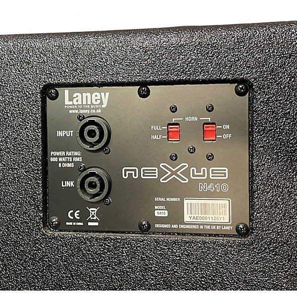 Used Laney NEXUS N410 Bass Cabinet