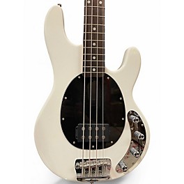 Used Sterling by Music Man Ray34 White Electric Bass Guitar