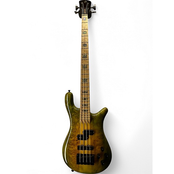 Used Spector NS2 Burl Wimbish Green Electric Bass Guitar