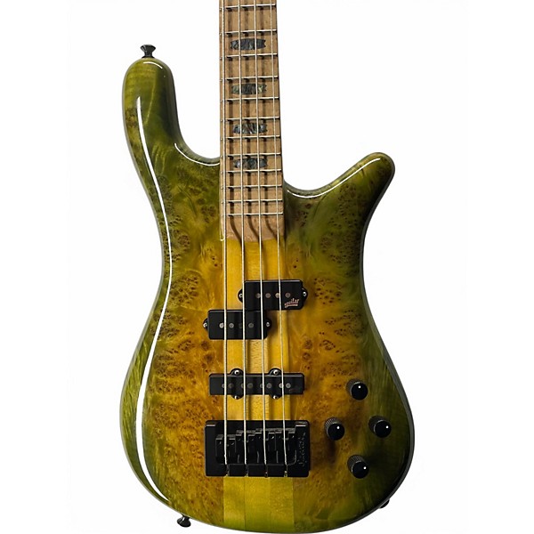 Used Spector NS2 Burl Wimbish Green Electric Bass Guitar