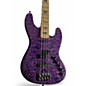 Used Spector Coda 4 DLX Purple Electric Bass Guitar