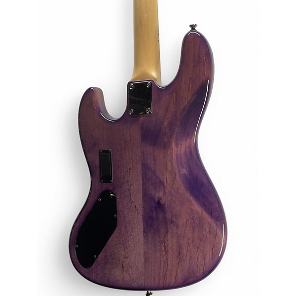 Used Spector Coda 4 DLX Purple Electric Bass Guitar