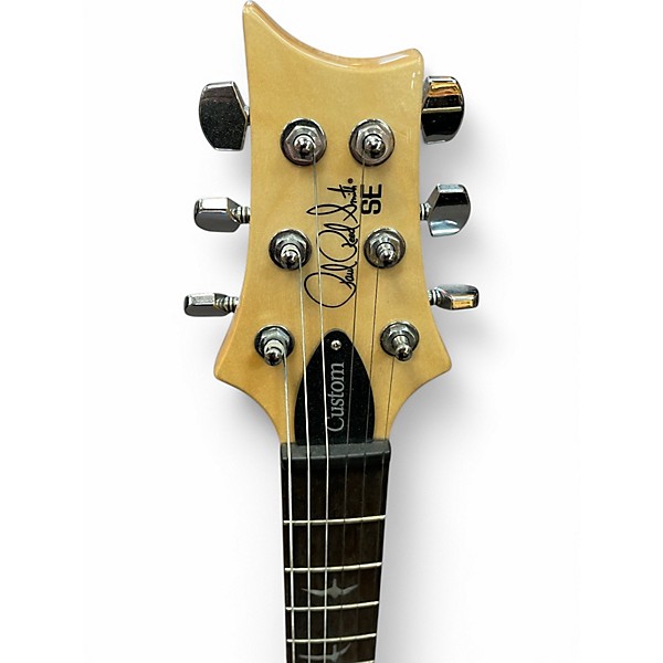 Used PRS SE Custom 22 Semi-Hollowbody Santana Yellow Hollow Body Electric Guitar