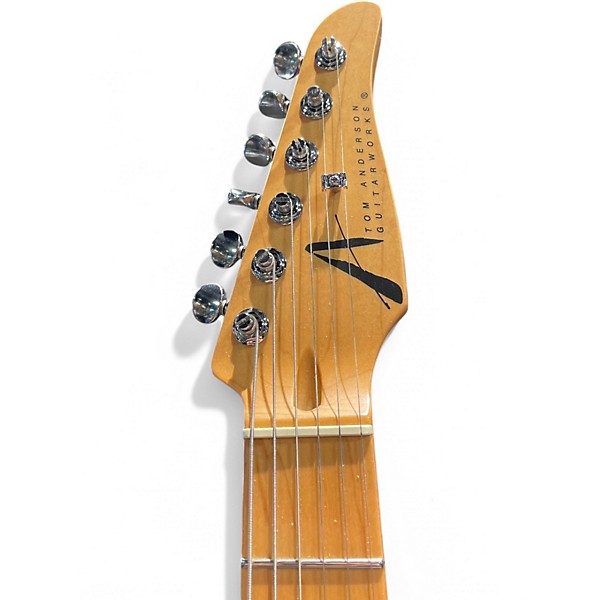 Used 2012 Tom Anderson Hollow T Classic Contoured Butterscotch Hollow Body Electric Guitar
