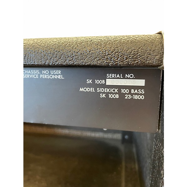 Vintage 1980s Fender SK100B Bass Amp Head