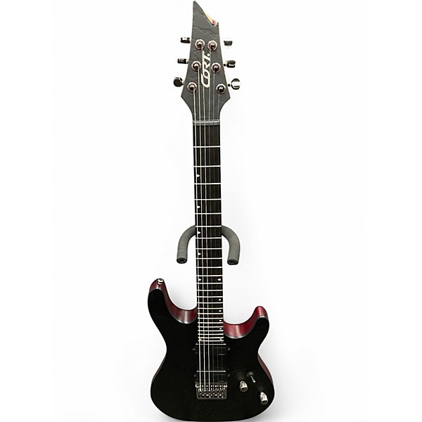 Used Cort KX500 ETCHED Black Solid Body Electric Guitar