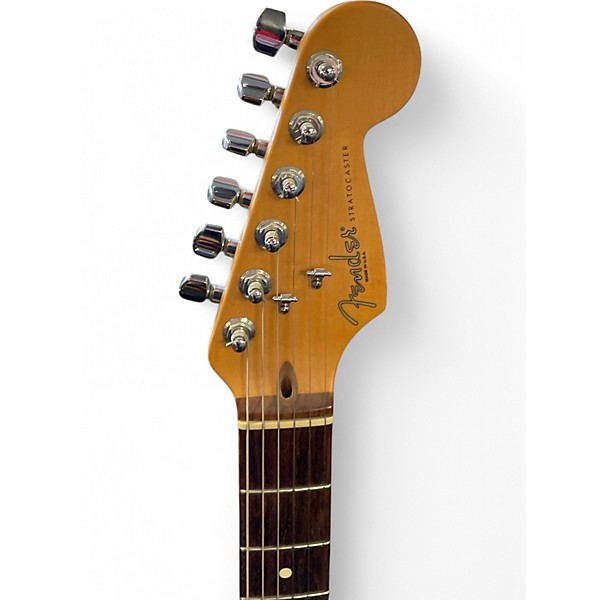 Vintage 1998 Fender American Standard Stratocaster Metallic Aqua Marine Solid Body Electric Guitar