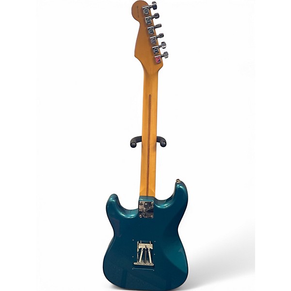 Vintage 1998 Fender American Standard Stratocaster Metallic Aqua Marine Solid Body Electric Guitar