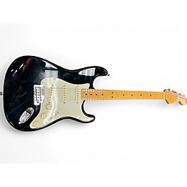Used Fender American Professional II Stratocaster Black and White Solid Body Electric Guitar