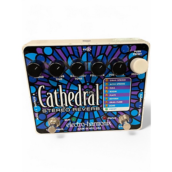 Electro-Harmonix Cathedral リバーブ エフェクター Amazon.com: Electro-Harmonix Cathedral Stereo Reverb Pedal