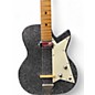 Vintage 1959 Kay 4140 Sizzler Silver Sparkle Solid Body Electric Guitar