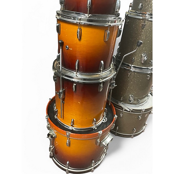 Used Pearl 5 Piece SESSION CUSTOM 2 Color Sunburst Drum Kit